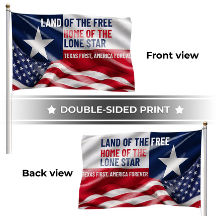 Texas Grommet Flag Texas First America Forever Lone Star