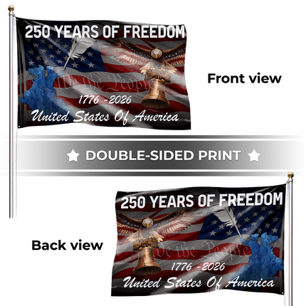 SP-01 250 Years of Freedom We the People American Grommet Flag