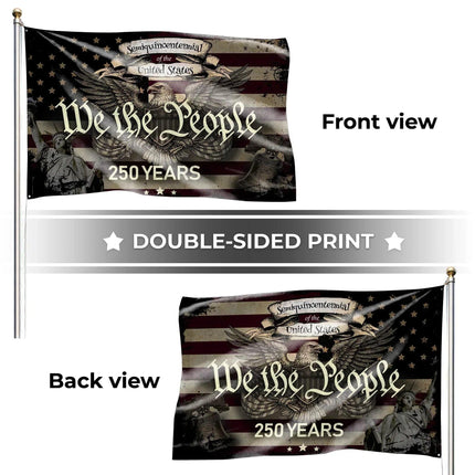 We The People Semiquincentennial Patriotic House Flag America 250 HOF10 - Charming Present