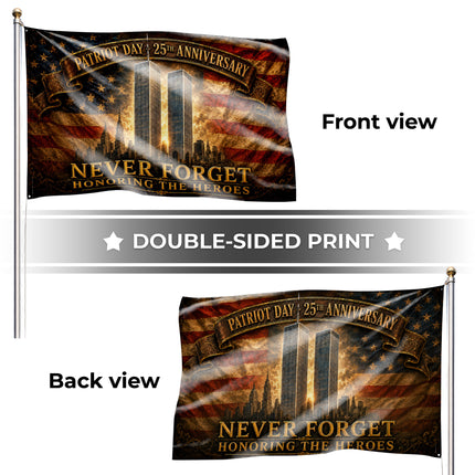 SP-01 Honoring the Heroes 9/11 Patriot Day Flag 25th Anniversary
