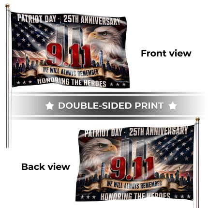 SP-01 Honoring the Heroes Patriot Day 9/11 Remembrance Flag