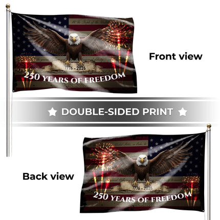We The People 250 Years of Freedom Eagle Flag America 250 HOF4 - Charming Present