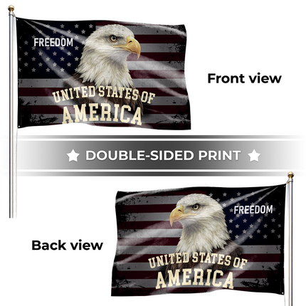 SP-01 Bald Eagle American Flag Hope and Liberty Presidents Day