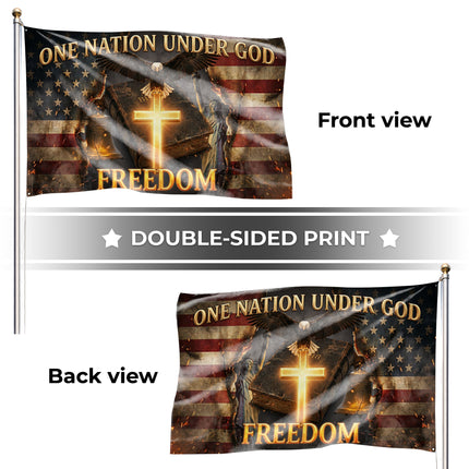 SP-01 Cross Patriotic Decor Christian Freedom Presidents Day