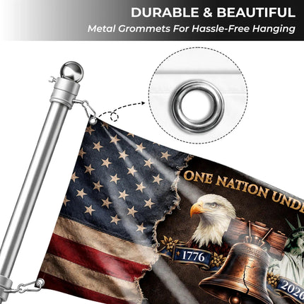 One Nation Under God 250th Anniversary House Flag HOF17 - Charming Present
