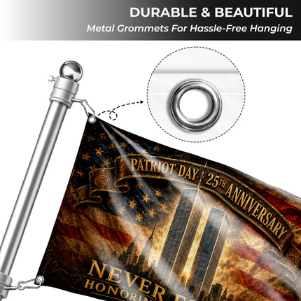 SP-01 Honoring the Heroes 9/11 Patriot Day Flag 25th Anniversary
