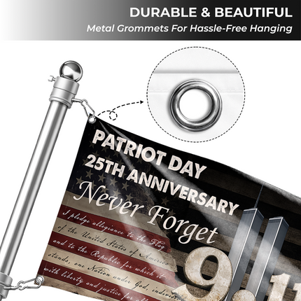 SP-01 Patriot Day 25th Anniversary 9/11 Memorial Flag Tribute