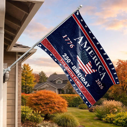 Personalized We The People Statue of Liberty House Flag America 250 HOF22 - Charming Present
