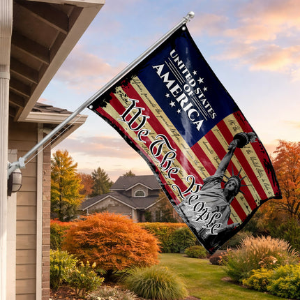 SP-01 We The People Flag Strength and Freedom Military Appreciation