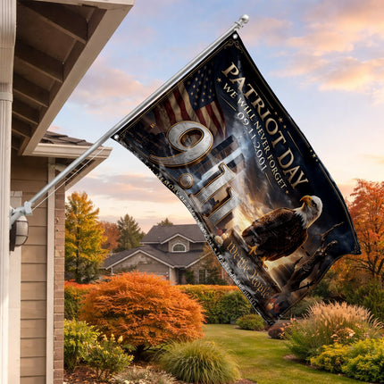 Patriot Day 25th Anniversary We The People Never Forget Memorial Flag