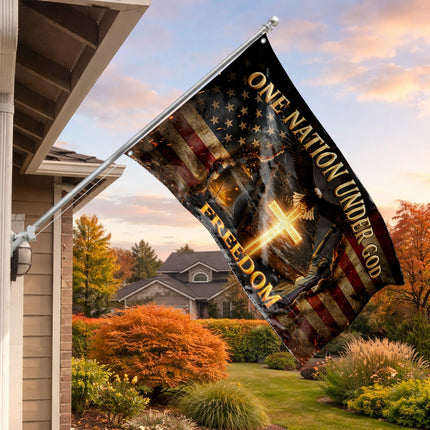 SP-01 Cross Patriotic Decor Christian Freedom Presidents Day