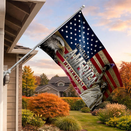 SP-01 USA Faith Flag Faith and Freedom Memorial Day