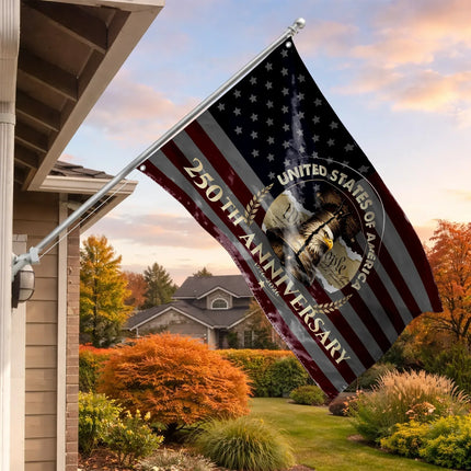 We The People 250th Anniversary Liberty Bell House Flag HOF18 - Charming Present