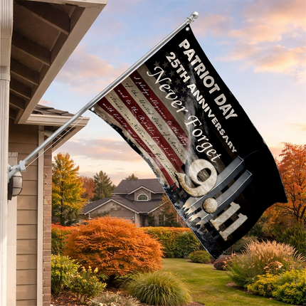 SP-01 Patriot Day 25th Anniversary 9/11 Memorial Flag Tribute