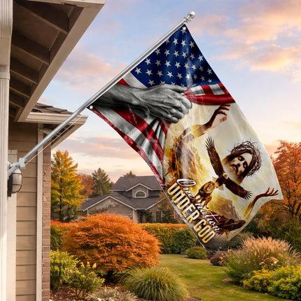 SP-01 One Nation Under God Christian Patriotic Flag National Day of Prayer
