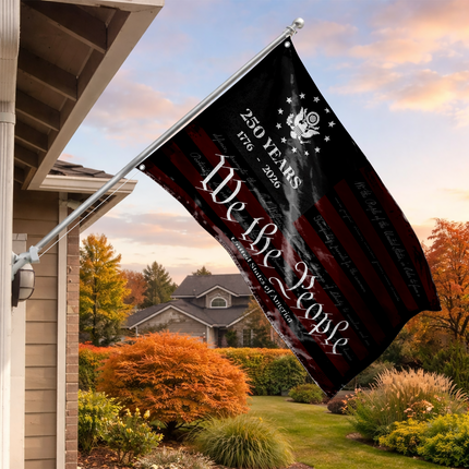 We The People USA Constitution Flag America 250 Years HOF6