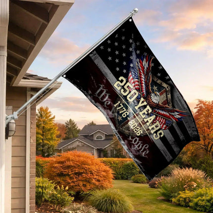 America 250 Years Patriotic Eagle Shield Flag HOF11 - Charming Present