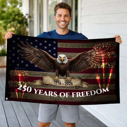 We The People 250 Years of Freedom Eagle Flag America 250 HOF4 - Charming Present