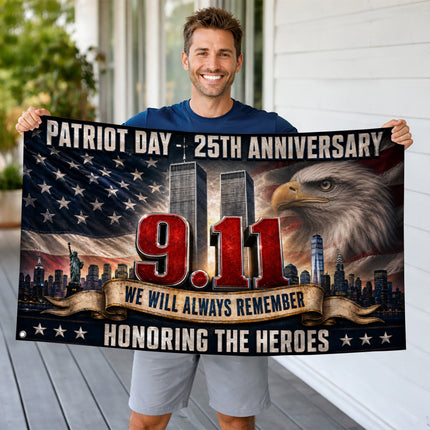 SP-01 Honoring the Heroes Patriot Day 9/11 Remembrance Flag