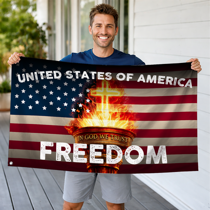 SP-01 Freedom Flag Religious Freedom Christian Celebrations
