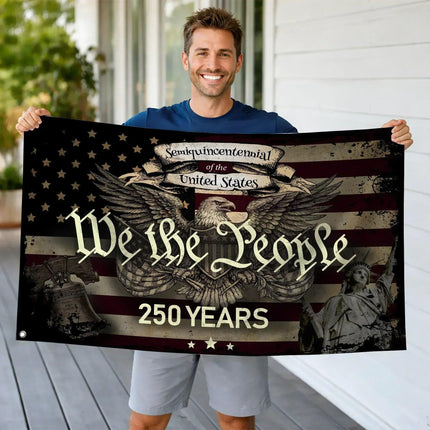 We The People Semiquincentennial Patriotic House Flag America 250 HOF10 - Charming Present