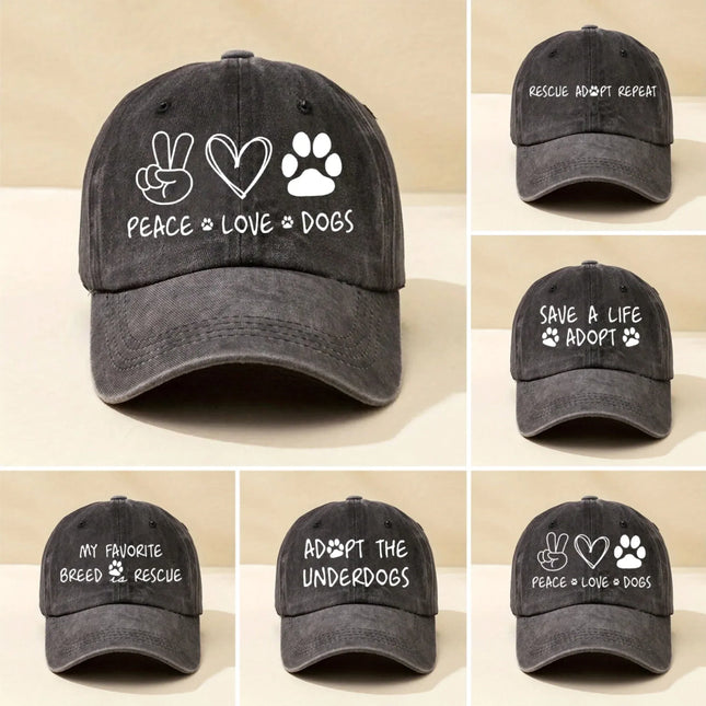 Gift for Dog Mom Dad- Funny Dog Baseball Cap - Pet Lover Gifts - Charming Present