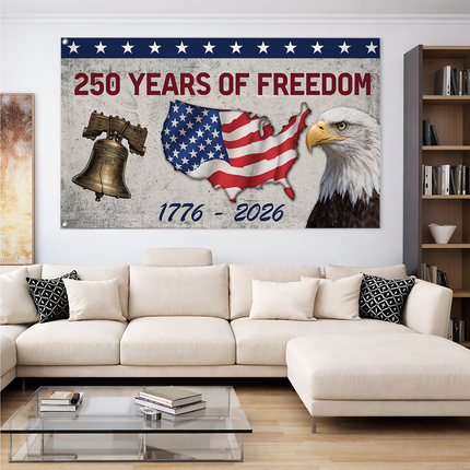 SP-01 National Pride We the People 1776–2026 American Grommet Flag