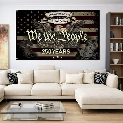 We The People Semiquincentennial Patriotic House Flag America 250 HOF10 - Charming Present