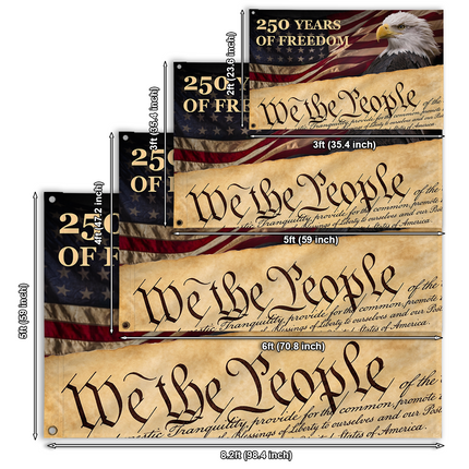 SP-01 National Pride Bald Eagle American Grommet Flag