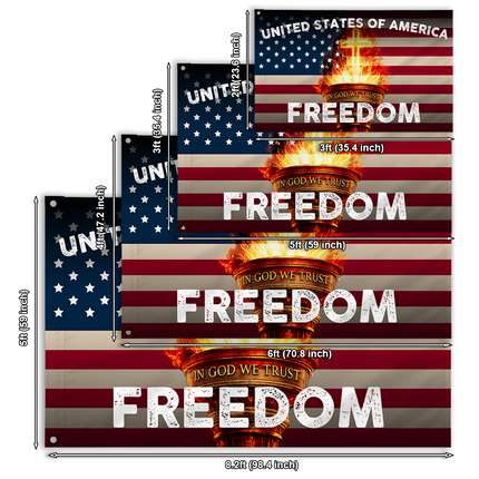 SP-01 Freedom Flag Religious Freedom Christian Celebrations