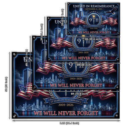 SP-01 World Trade Center 9/11 Remembrance Flag September 11 2026 Tribute