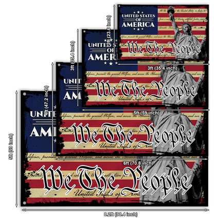 SP-01 We The People Flag Strength and Freedom Military Appreciation