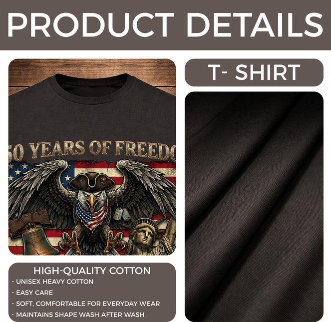 We The People Tricorn Eagle Liberty Icons Patriotic T-Shirt America 250