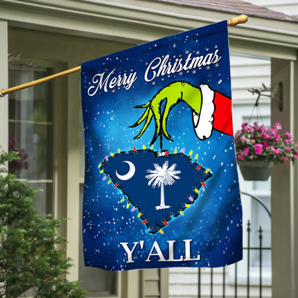 South Carolina Merry Christmas Y'all Flag - Charming Present