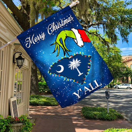 South Carolina Merry Christmas Y'all Flag - Charming Present