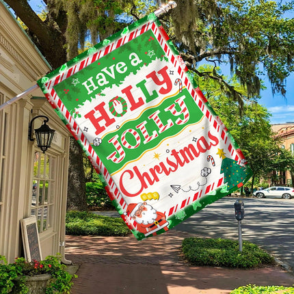 Have A Holly Jolly Christmas Flag - Charming Present