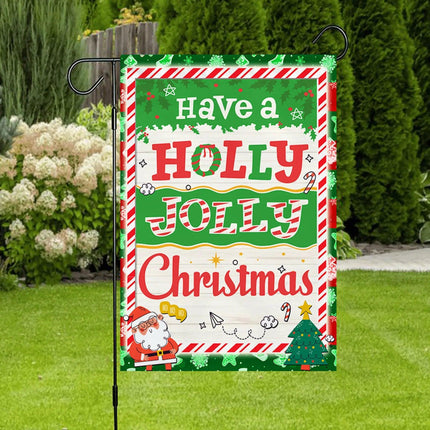 Have A Holly Jolly Christmas Flag - Charming Present