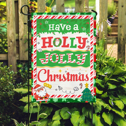 Have A Holly Jolly Christmas Flag - Charming Present