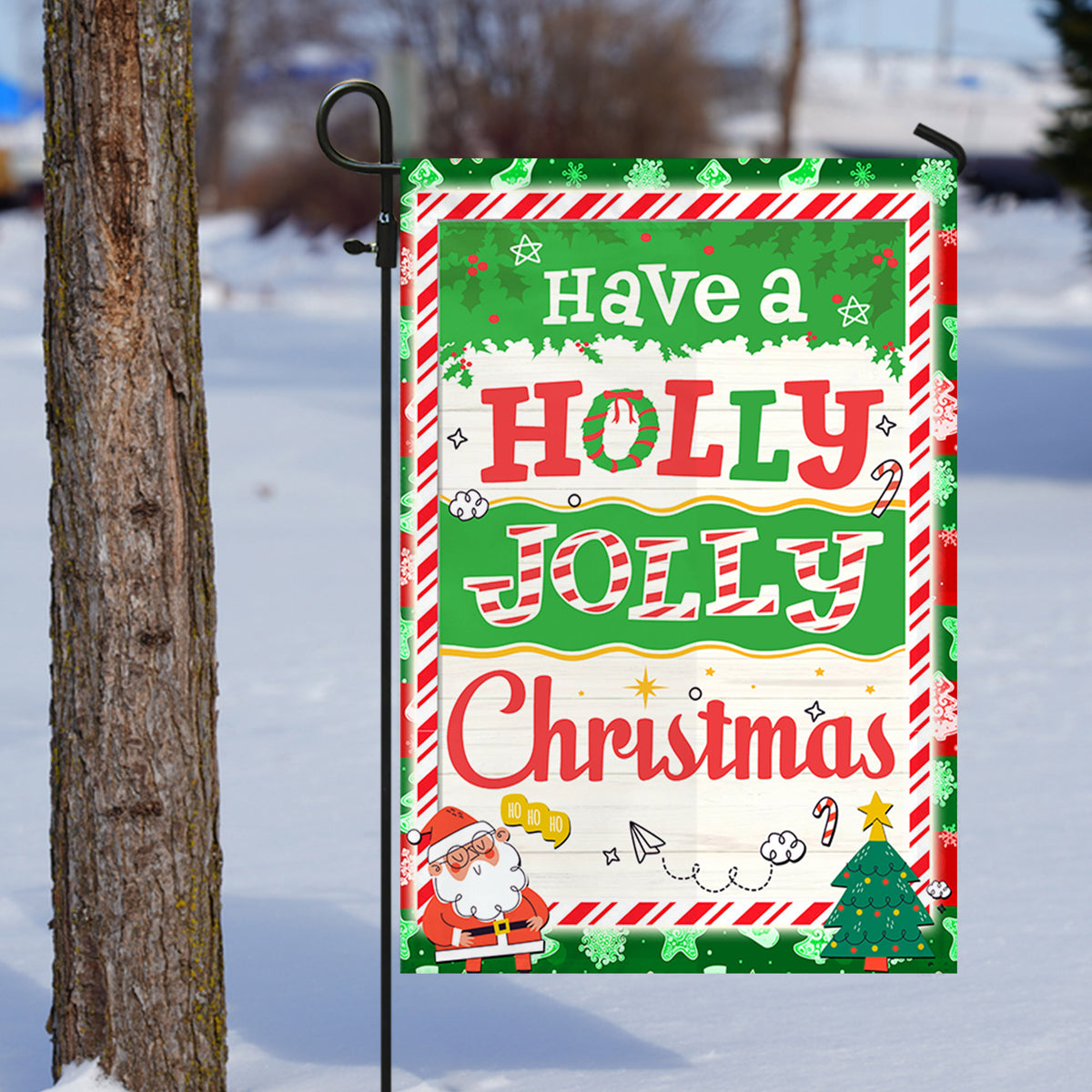 Have A Holly Jolly Christmas Flag