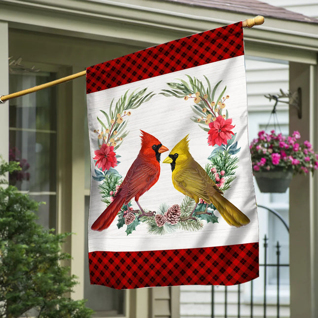 Cardinal Birds Memorial Flag - Charming Present