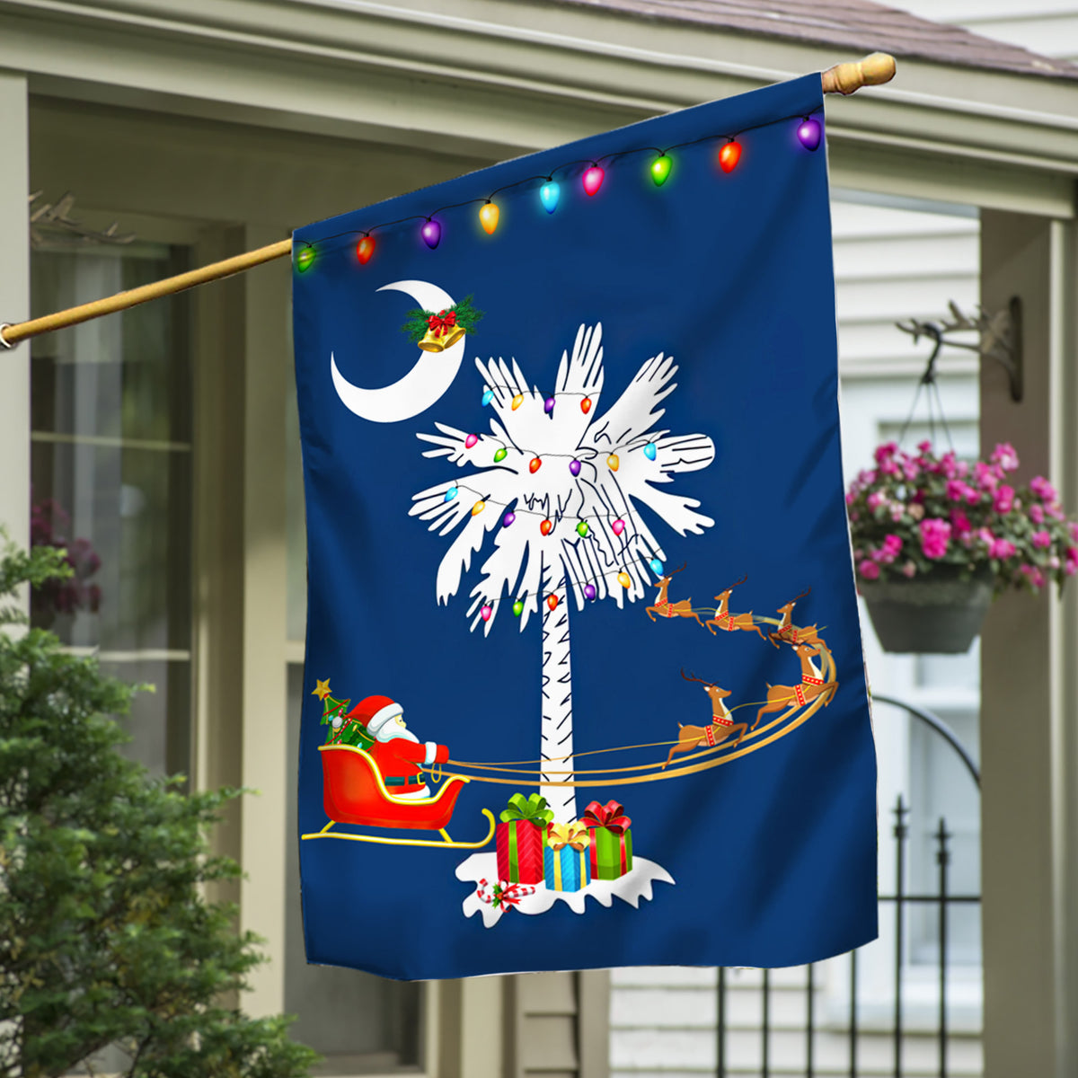 South Carolina State Christmas Flag