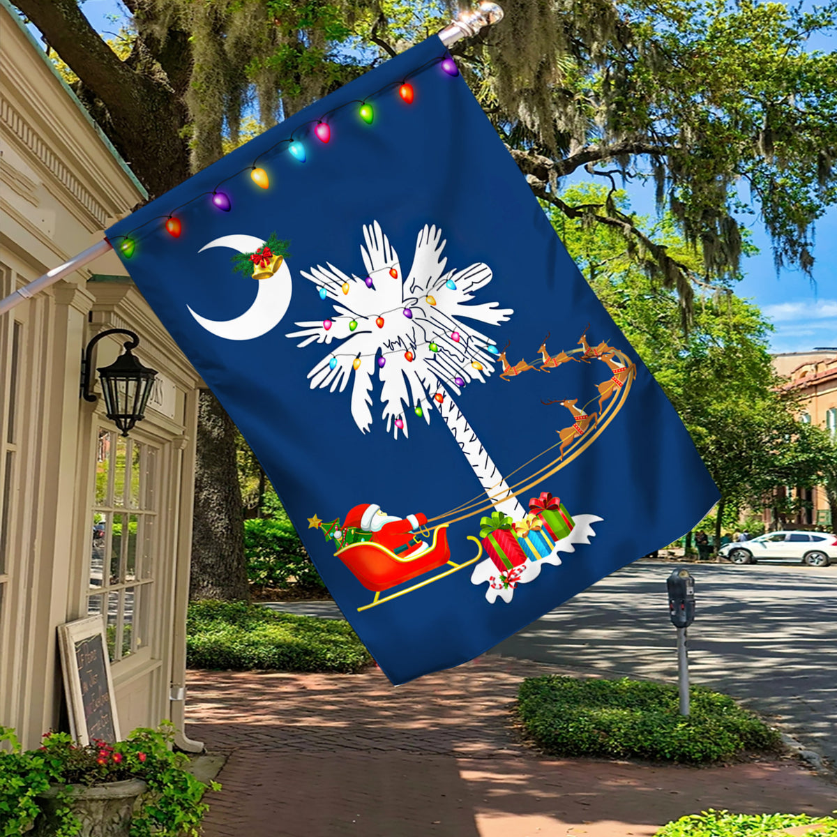 South Carolina State Christmas Flag
