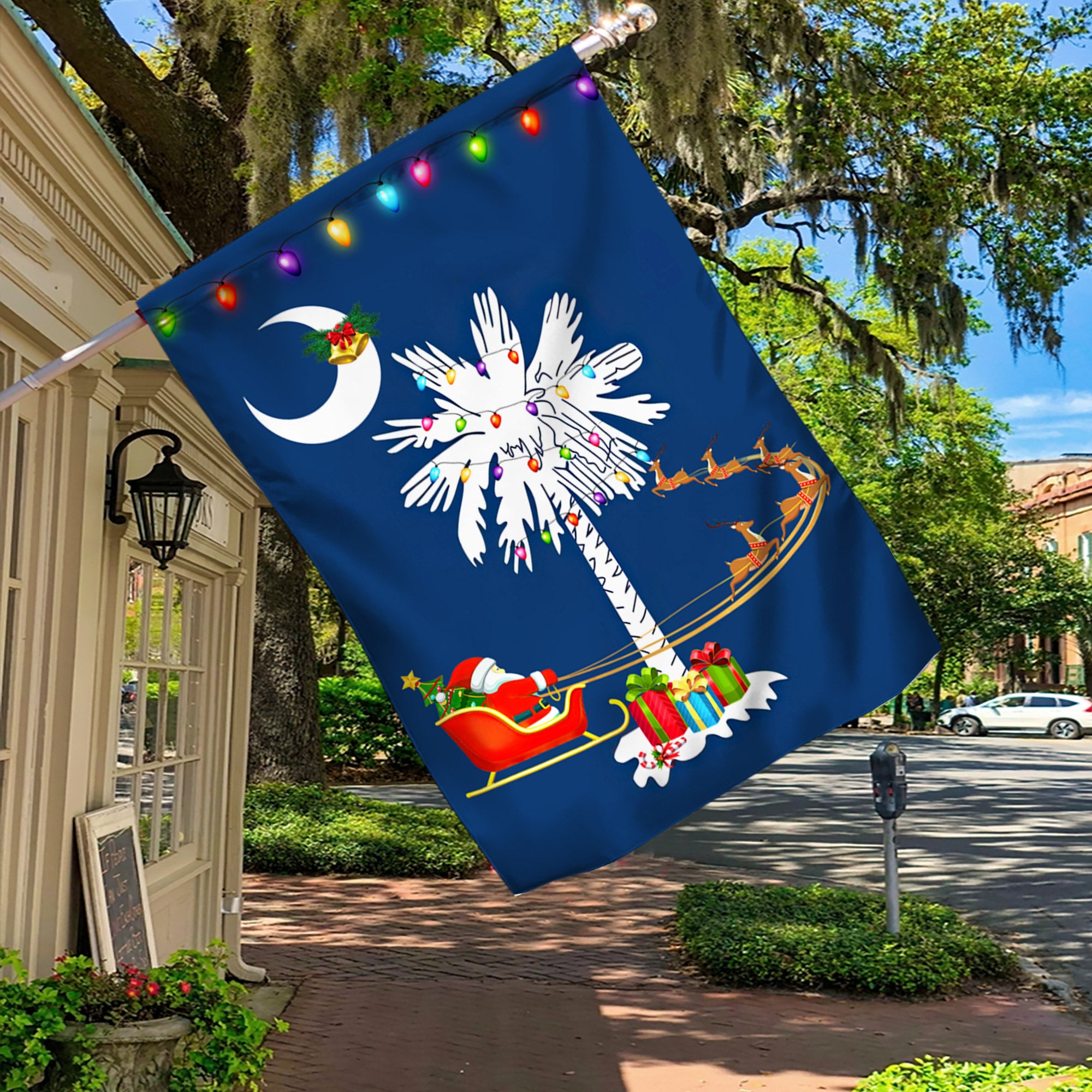 South Carolina State Christmas Flag