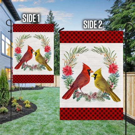 Cardinal Birds Memorial Flag - Charming Present