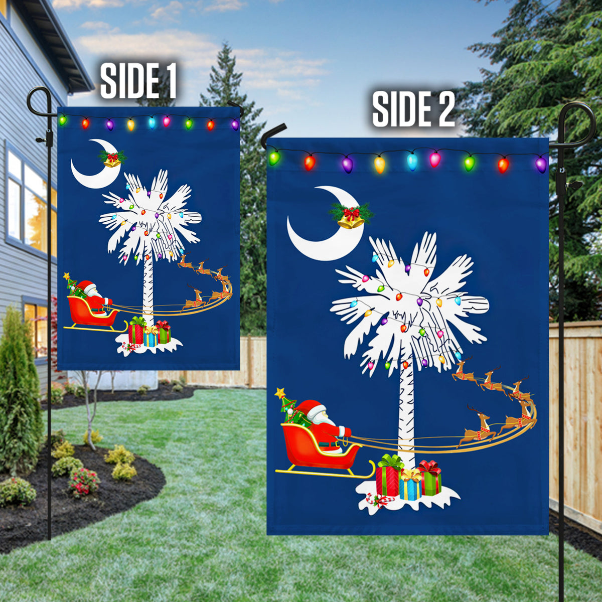 South Carolina State Christmas Flag