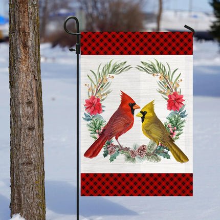 Cardinal Birds Memorial Flag - Charming Present