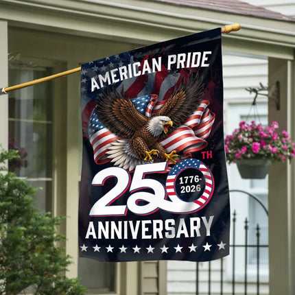 American Pride 250th Anniversary Eagle Garden Flag