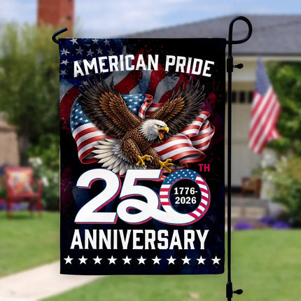 American Pride 250th Anniversary Eagle Garden Flag
