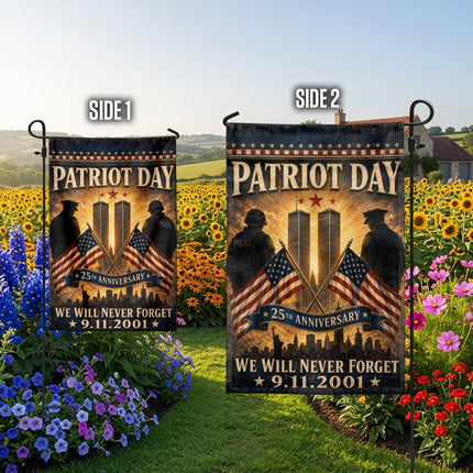 SP-01 Patriot Day 25th Anniversary Twin Towers Memorial Flag