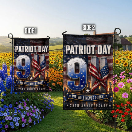 Patriot Day 25th Anniversary We Will Never Forget 9 11 Memorial Flag